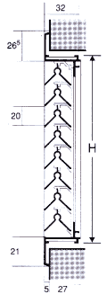 L?ftungsgitter aus Aluminium mit Stocherschutz